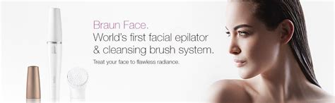 Braun Face 851 Women's Miniature Epilator, Electric Hair Removal, with ...