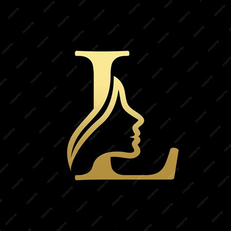 Premium Vector | Letter L Beauty Women Face Logo Design
