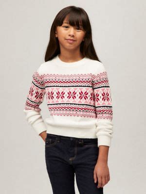 Kids' Fair Isle Crewneck Sweater | Tommy Hilfiger