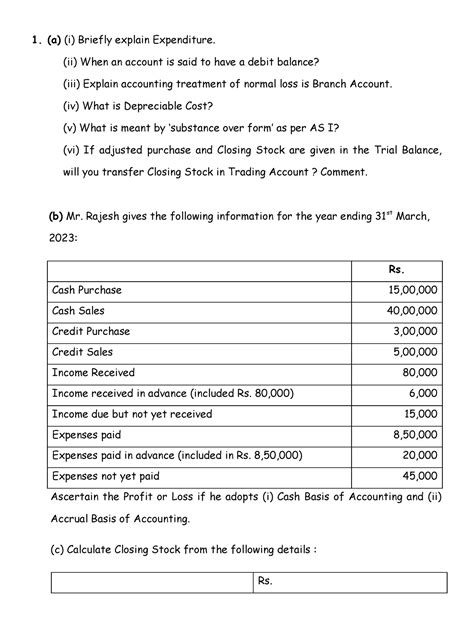 P6 June 2023 SY23 - (a) (i) Briefly explain Expenditure. (ii) When an ...