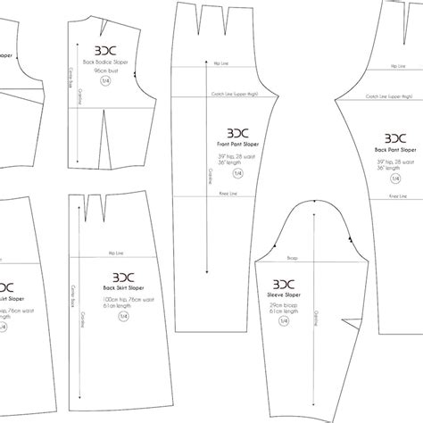 Image result for Sloper Sewing Patterns