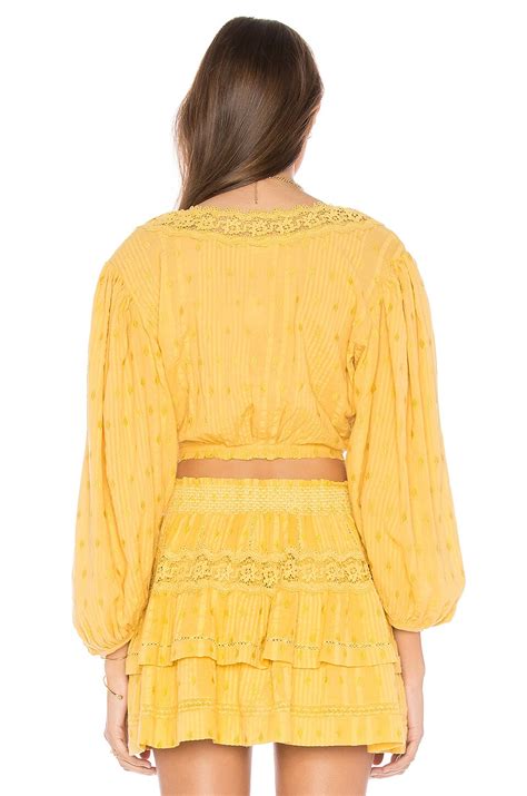 LoveShackFancy Florence Top in Marigold | REVOLVE