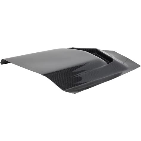 ZL1/L88 Camaro-Style Carbon Fiber Hood Scoop, 38 x 28 x 4