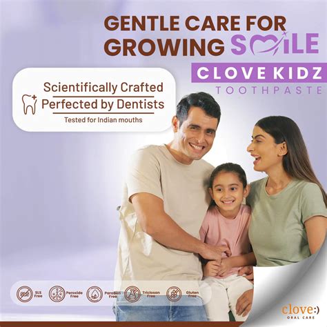 Clove SLS Free Kids Toothpaste for Cavity Protection