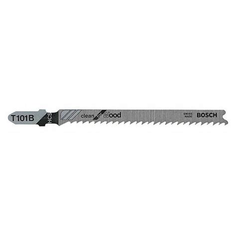 Bosch Jig Saw Blade, 10, 4 in Blade L, Metal, Rigid for Straight Cuts ...