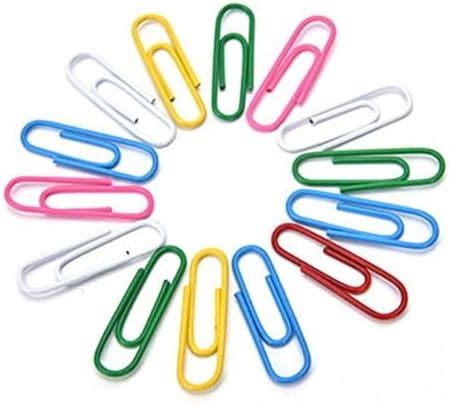 Sangpri Multipurpose Assorted Color 80 Pcs Paper Clips for Paperwork ...