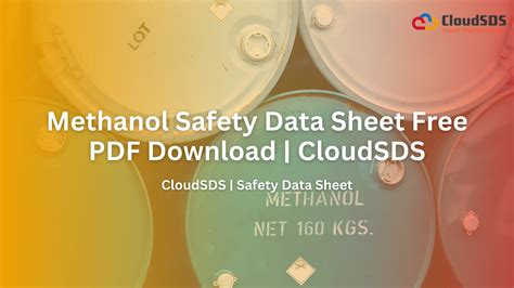 Material Safety Data Sheet Methanol | Education Suisse