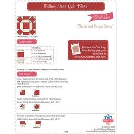 June Tailor Tutorials Rolling Stone Block Pattern 的图像结果