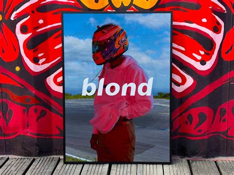 Frank Ocean Blonde Album Cover Poster 2 | Inspire Uplift