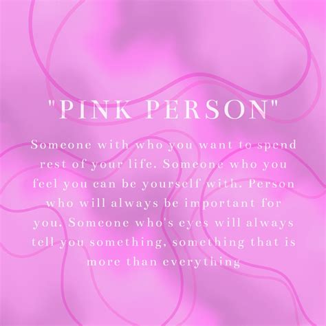 "Pink person" | Color quotes, Favorite color meaning, Pink