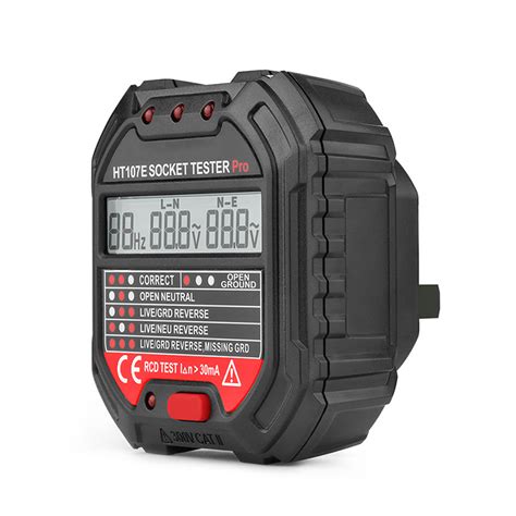 Buy Younar HT107B Socket Detector - GFCI Socket Tester with Voltage ...