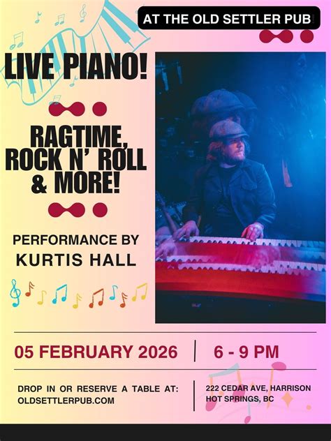 🎶 An evening of piano key rhythms, and classic grooves awaits at The ...