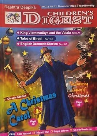 Buy Children's Digest magazine December 2024 - A Christmas Carol Book ...