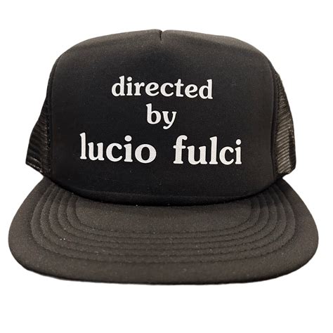 Directed by Lucio Fulci: Foam Trucker Hat – Grindhouse Releasing
