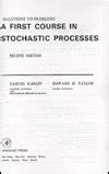 Image result for A Second Course in Stochastic Processes