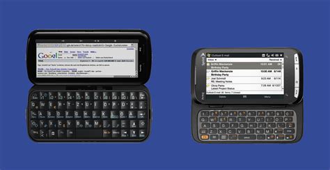 NewCon prototype touch Smartphone with flip QWERTY keyboard