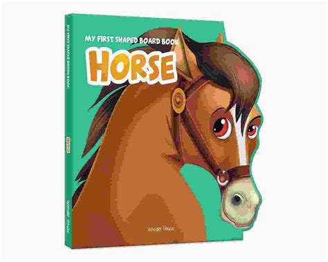 My First Shaped Board Book: Illustrated Horse - Animal Picture Book For ...