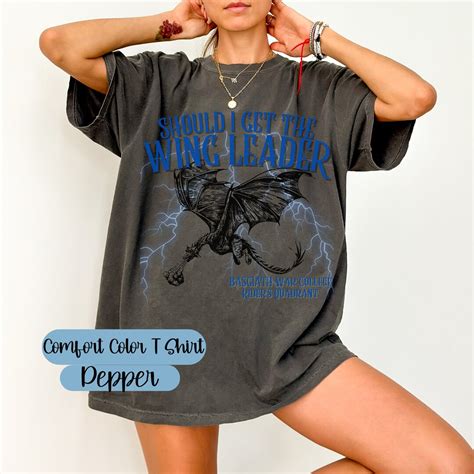 Wing Leader Shirt Fourth Wing Shirt Fourth Wing Merch Book - Etsy