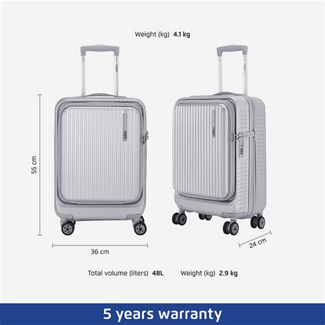 Buy Safari Select Recoil Hard Luggage Silver Online