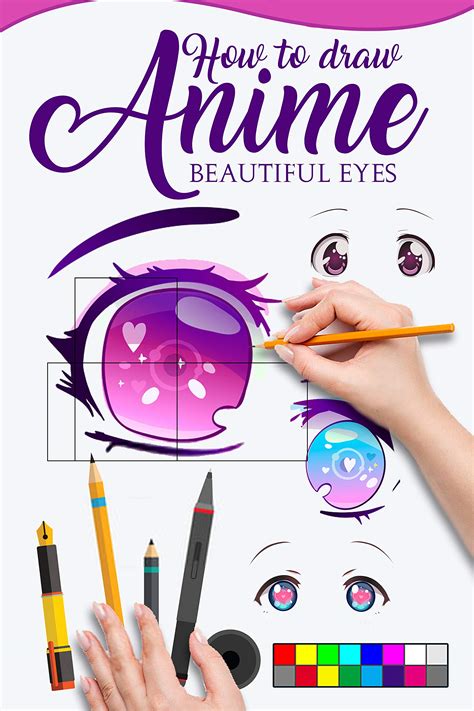 How To Draw Anime Beautiful Eyes The Master Guide To | Desertcart INDIA