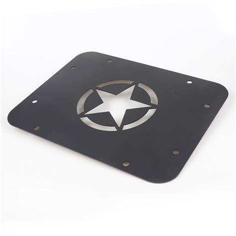 BESTAOO Spare Tire Delete Plate for Jeep JK Wrangler & Unlimited 2007 ...