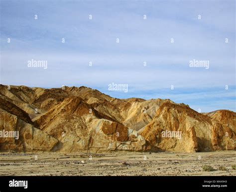 Twenty Mule Team Canyon at Death Valley NP in California Stock Photo ...