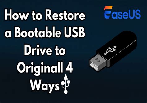 Image result for Restore Bootable USB to Normal