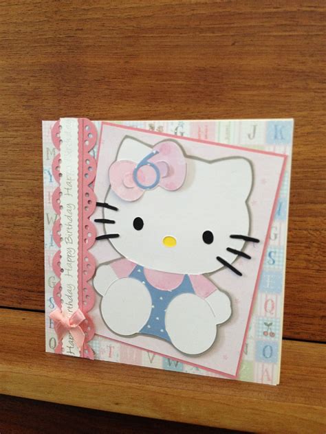 Hello kitty card | Hello kitty theme party, Diy hello kitty, Hello ...