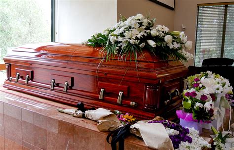 Funeral Caskets With Person
