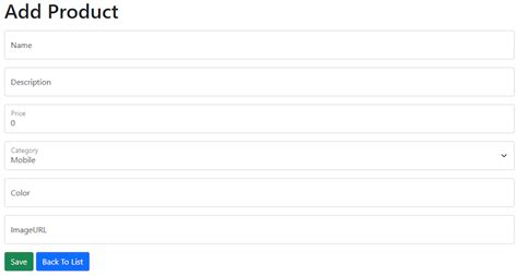 ASP.NET Core MVC Crud 的图像结果