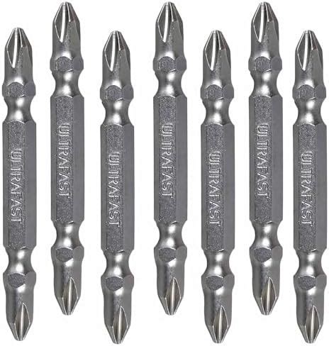 Digital Craft 7pc PH2 Magnetic Star Head Bits 65mm Double Ended ...