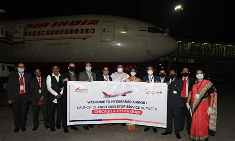 Air India begins non-stop weekly flight from Hyderabad to Chicago