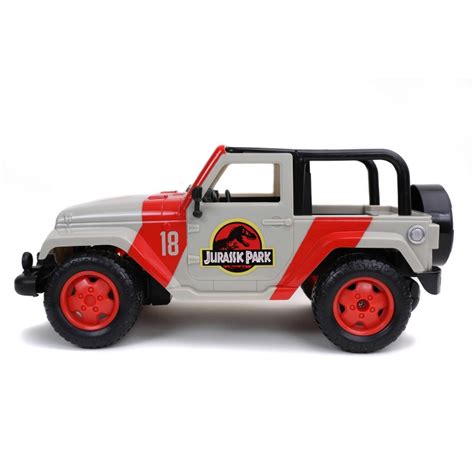 Buy Jada Toys Hollywood Rides RC Jurassic Park Jeep Wrangler - 1:16 ...