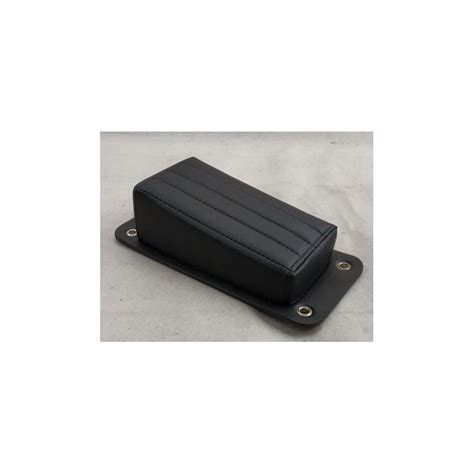 Sellino passeggero in pelle nero per moto custom art: 0806-0076 DRAG ...