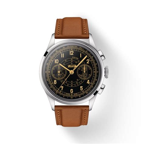 Tissot Telemeter Automatic Black Dial Men’s Chronograph T1424621605200 ...