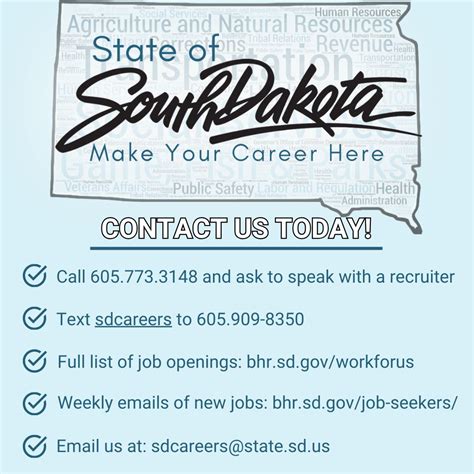 #southdakota #workforus #contactus #hiring | State of South Dakota