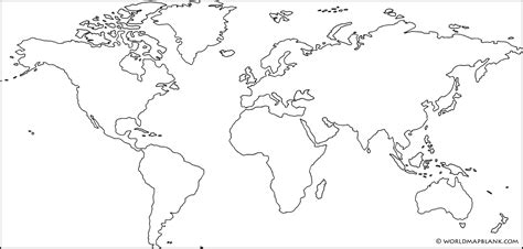 Free Printable World Map 的图像结果