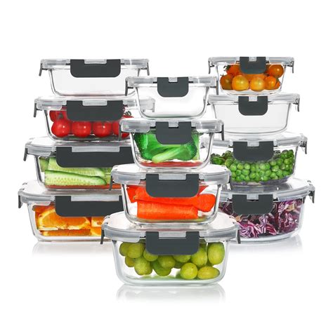 Image result for Stackable Glass Food Storage Containers
