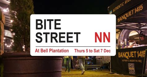 Bite Street NN, Northants street food event, December 5/6/7, Bell ...