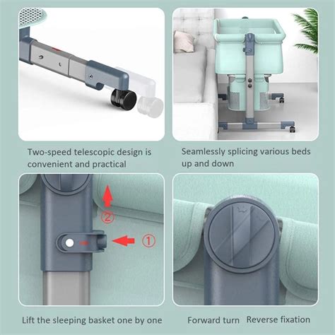 3 in 1 Bedside Sleeper Bedside Crib – House of quirk