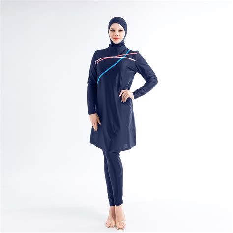 3PCS Muslim Modest Burkini Swimwear Hijab Swimsuit... – Grandado