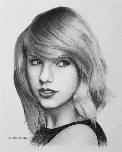 Taylor Swift Drawing Simple