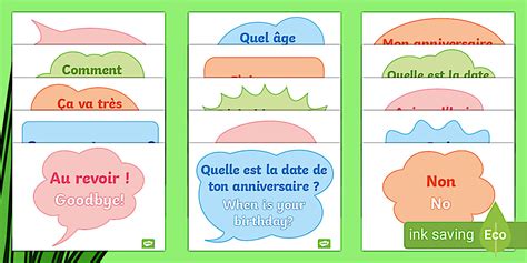 👉 French: Common Phrases Display Posters - KS2