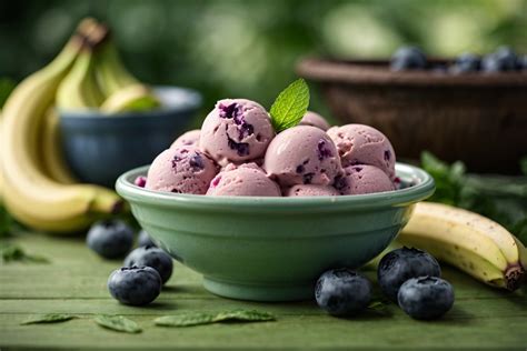 Blueberry Ice Cream Free Stock Photo - Public Domain Pictures