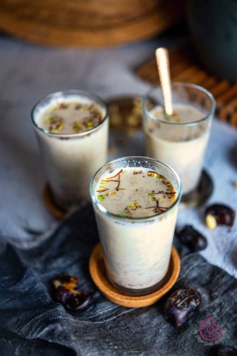 Date Milk - Khajoor Ka Doodh (Step-By-Step + Video Recipe) | My Ginger ...