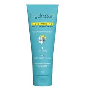 HYDRASUN Moisturising Sunscreen Cream For Normal Skin, 50Ml, 30 SPF ...