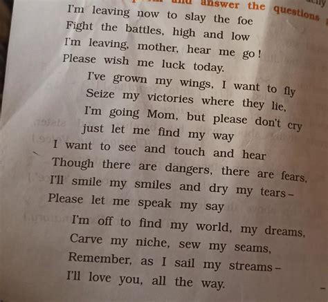 what is the central idea of the poem ??? - Brainly.in