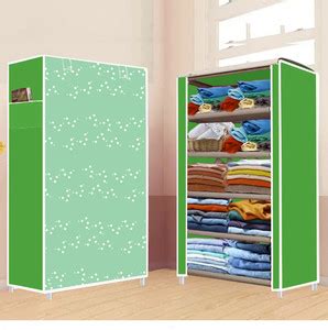 G Genipap 5 Shelf Foldable Collapsible Wardrobe Storage Organizer ...