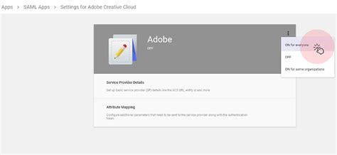 Manage SAML-based SSO for Google