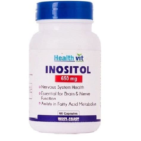 Healthvit Inositol 650 mg, 60 Capsules Price, Uses, Side Effects ...